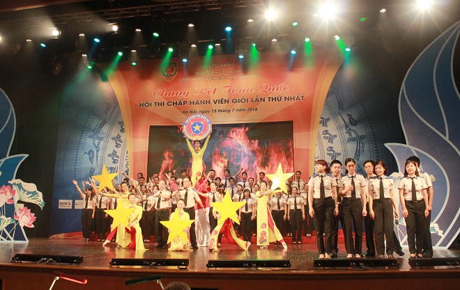 Sôi nổi tranh tài chung kết Hội thi chấp hành viên giỏi lần thứ nhất