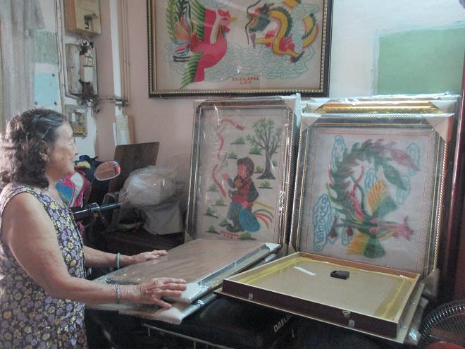 Nghề thụt tranh: Mỗi “bức họa”, một cuộc thử thách sự cần mẫn