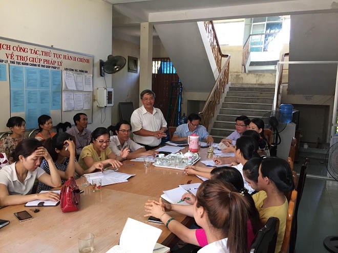 Trung tâm Trợ giúp pháp lý Nhà nước Quảng Nam sơ kết công tác 6 tháng đầu năm