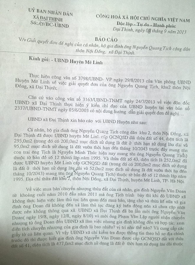 Hà Nội: Kỳ án 6m2 đất, 6 năm kiện tụng