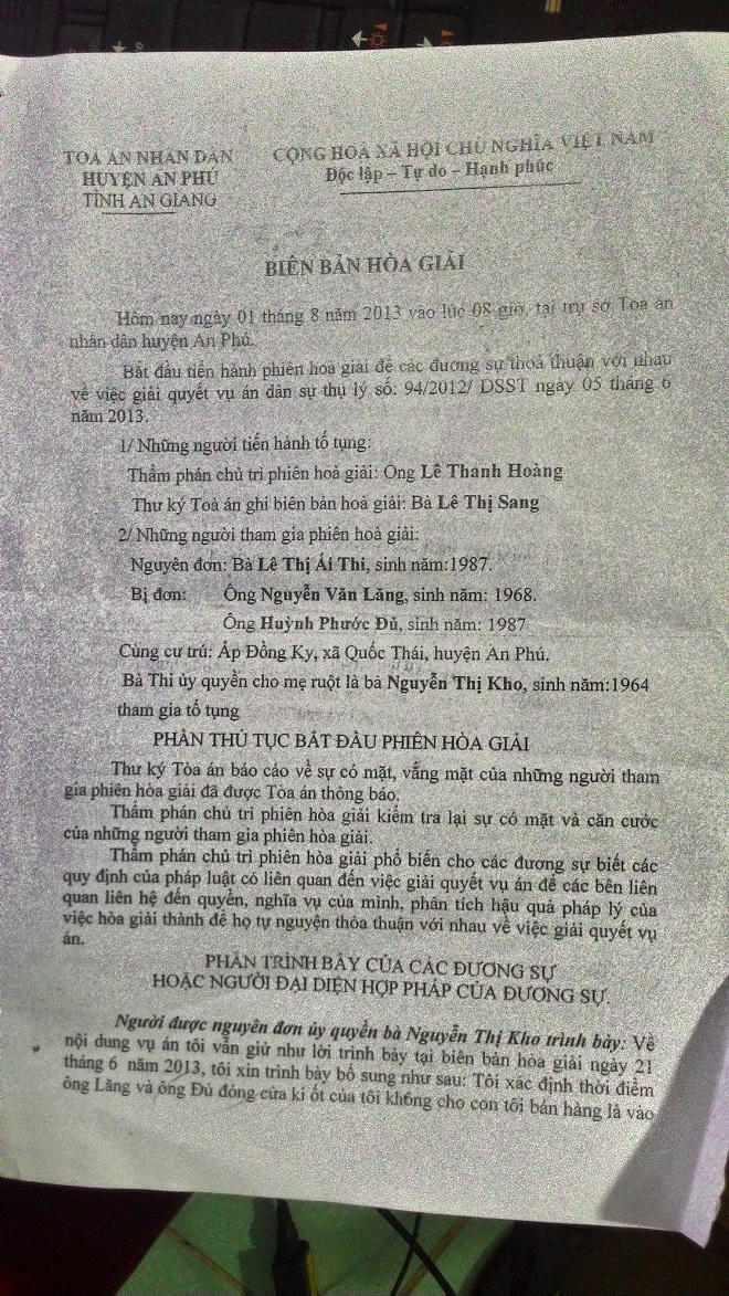 Cần Thơ:  Tiểu thương tố quản lý chợ tự ý dọn ki ốt, chây lì 4 năm không giải quyết