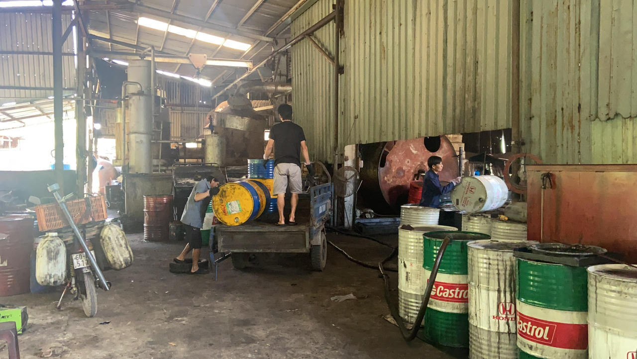 TP Biên Hòa kiểm tra xưởng tái chế mỡ bò sau phản ánh của báo PLVN