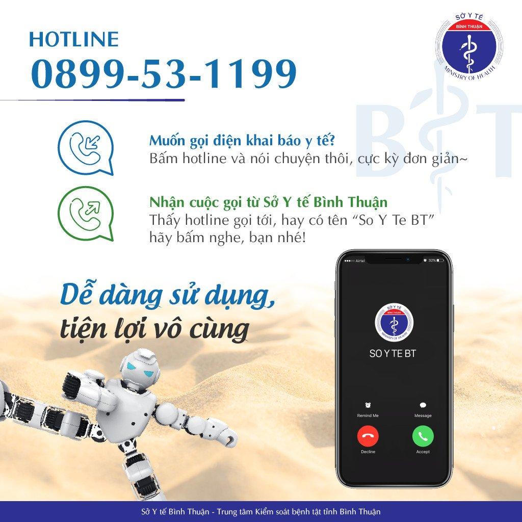 Bình Thuận triển khai Robotcall trong phòng, chống dịch COVID-19