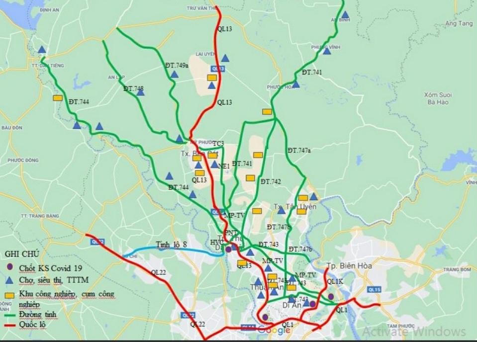 Bình Dương: Phân luồng xanh phục vụ vận chuyển hàng hóa