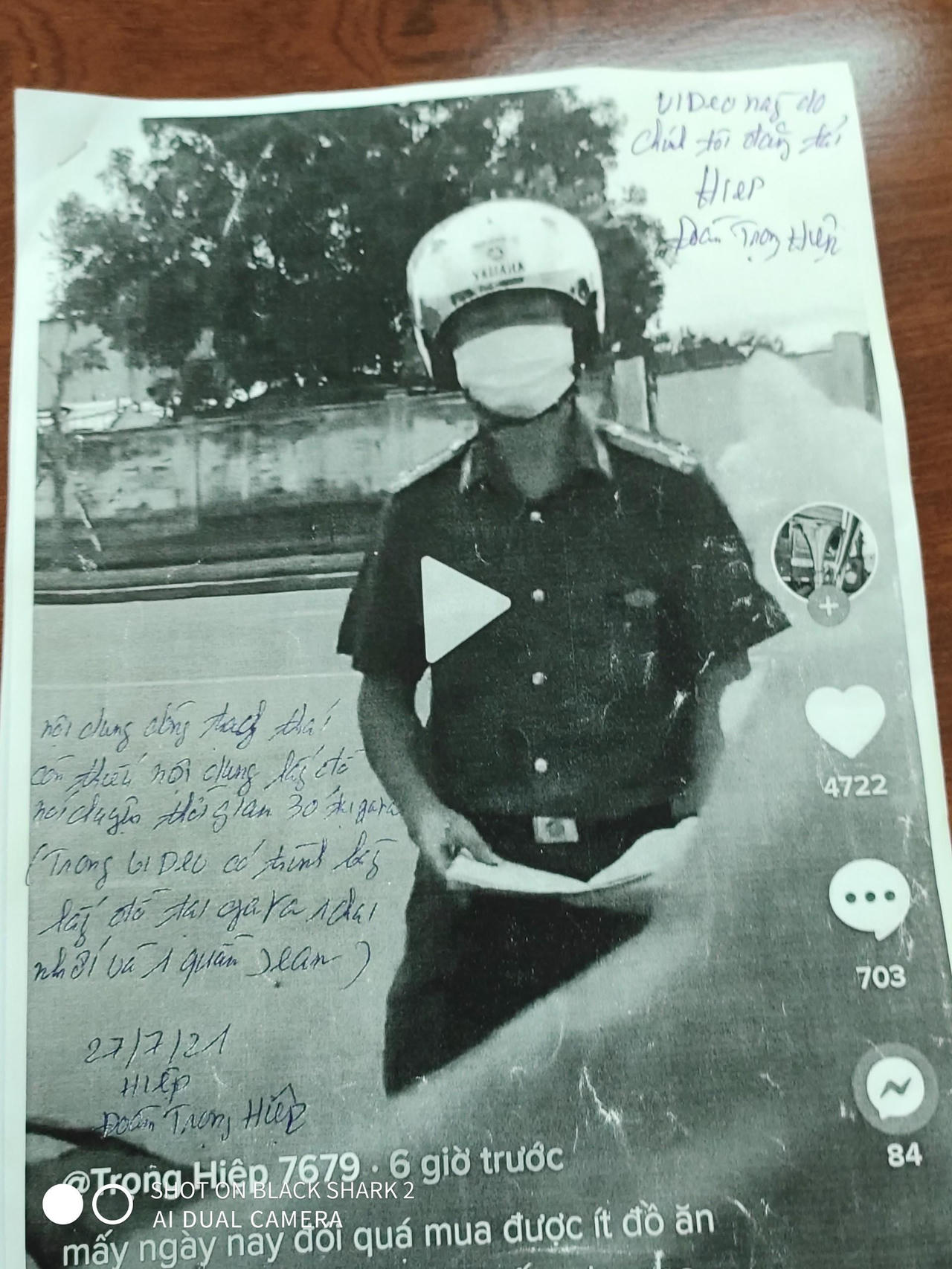 "Xin xỏ" không được, quay video đăng Tik Tok bôi nhọ lực lượng chức năng