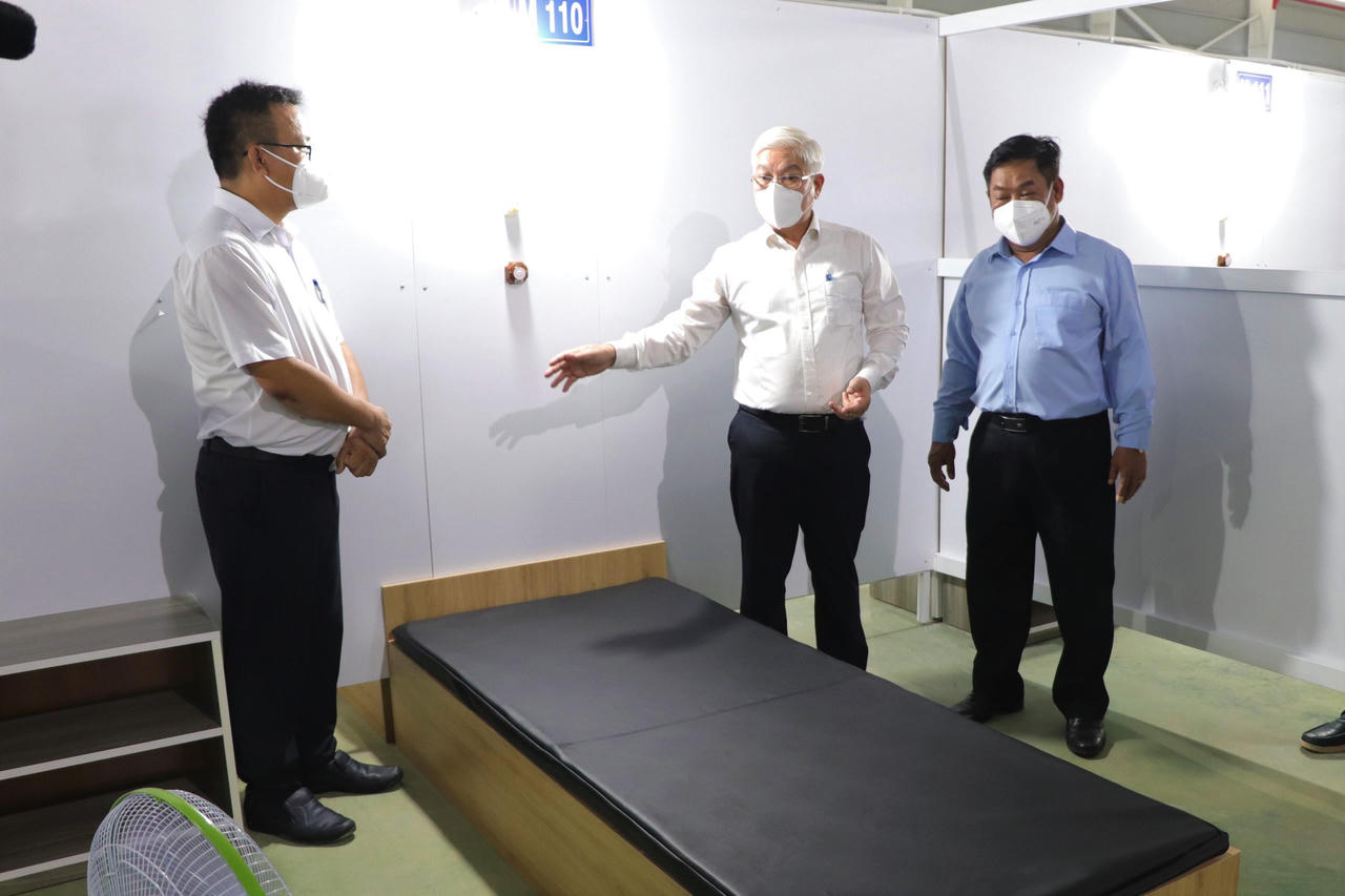 Bình Dương đưa bệnh viện dã chiến số 4 đi vào hoạt động