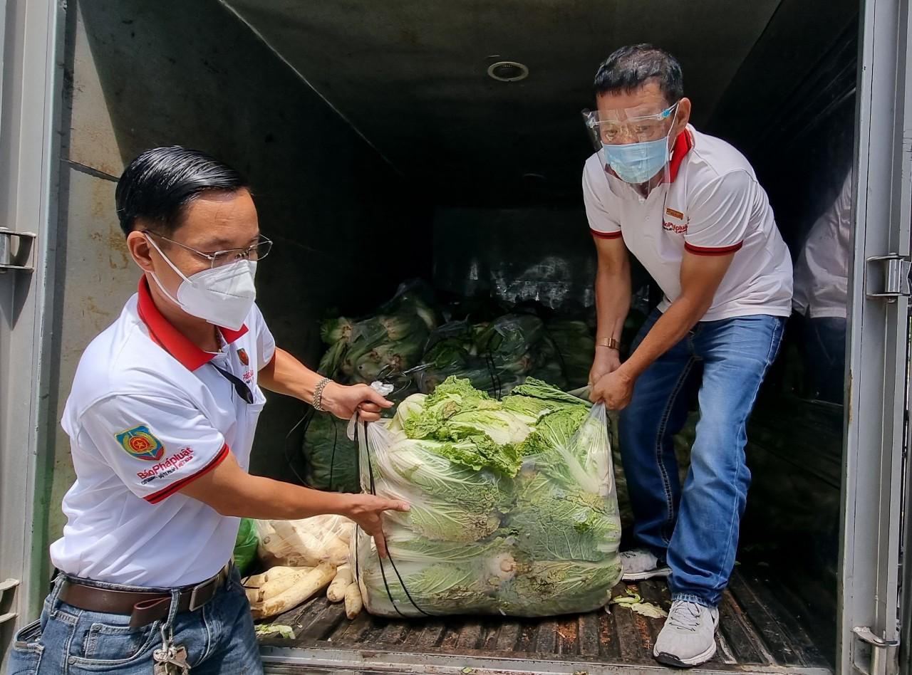 Những chuyến xe chở nặng nghĩa tình của VPĐD Báo Pháp luật Việt Nam tại Đông Nam Bộ đến với người dân trong dịch COVID-19