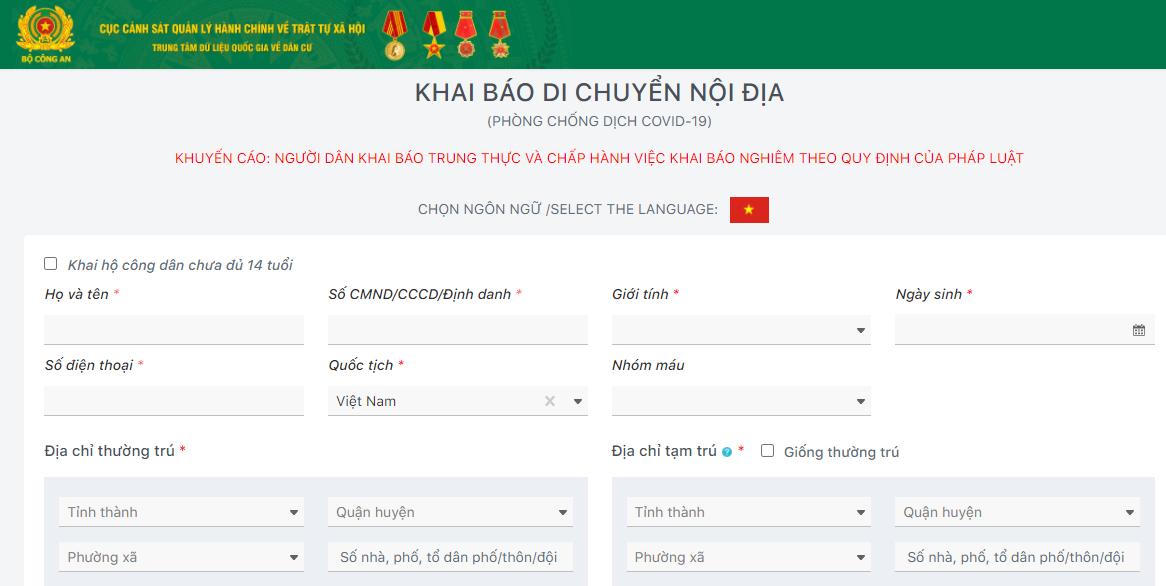 TP HCM những ngày đầu triển khai hệ thống khai báo di chuyển nội địa 