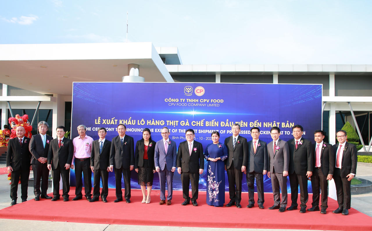 Công ty CPV Food tại Bình Phước xuất khẩu lô hàng thịt gà chế biến đầu tiên sang Nhật Bản