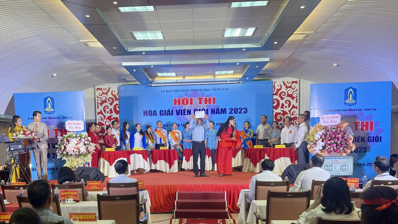 Khai mạc Hội thi Hòa giải viên giỏi tỉnh Bà Rịa – Vũng Tàu năm 2023