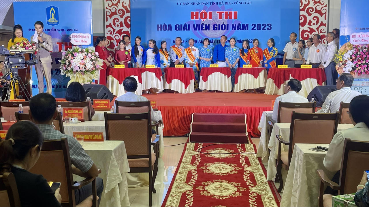 Khai mạc Hội thi Hòa giải viên giỏi tỉnh Bà Rịa – Vũng Tàu năm 2023