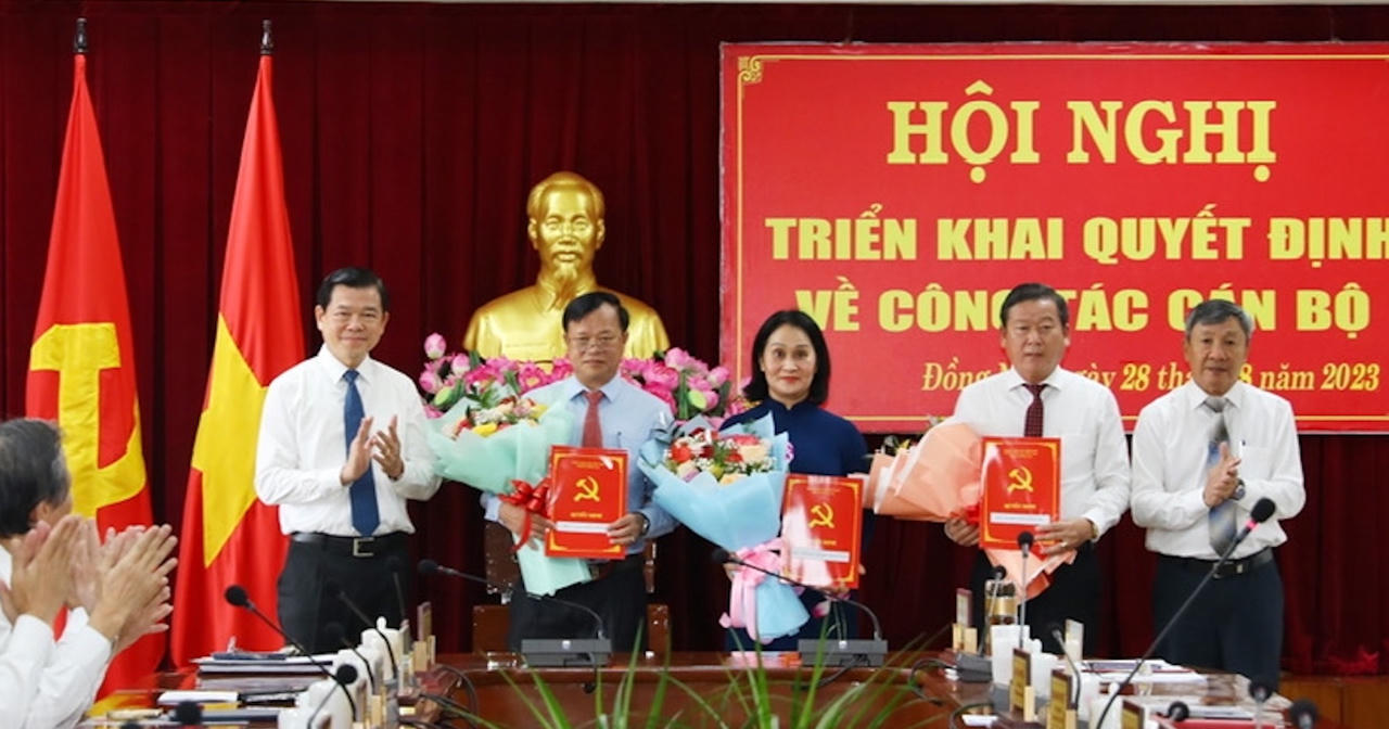 Đồng Nai công bố quyết định của Ban Bí thư bổ nhiệm cán bộ chủ chốt