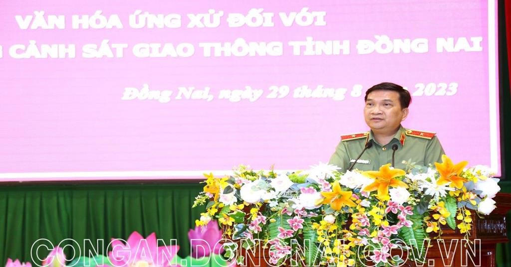 Đồng Nai xây dựng văn hóa ứng xử trong lực lượng Cảnh sát giao thông