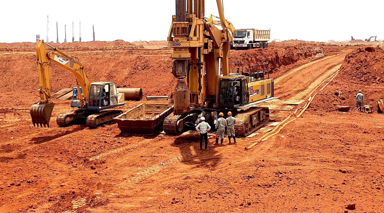  Công trường sân bay Long Thành nhộn nhịp trong ngày Lễ Quốc Khánh