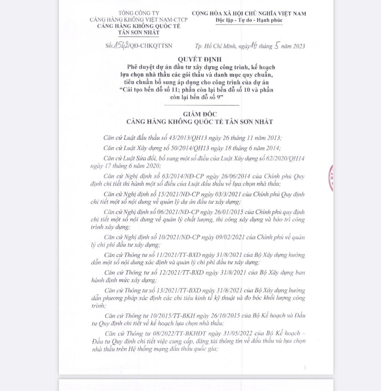 Cảng hàng không Tân Sơn Nhất chi 182 tỷ nâng cấp 2 bến đỗ máy bay