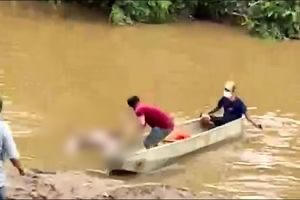 Tìm thấy thi thể bé trai rơi xuống sông Buông