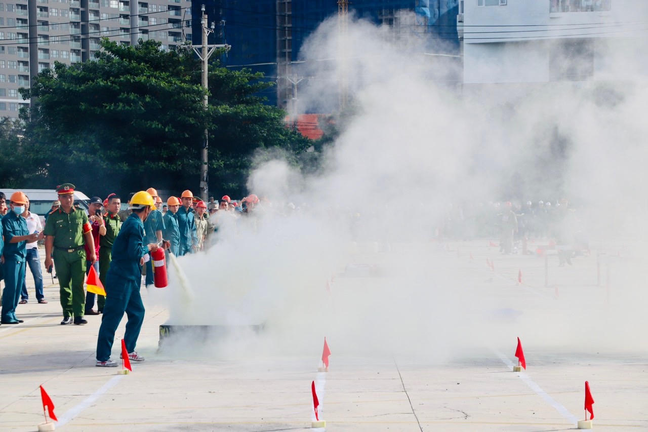 Hội thi thể thao nghiệp vụ chữa cháy và cứu nạn, cứu hộ tại TP Vũng Tàu