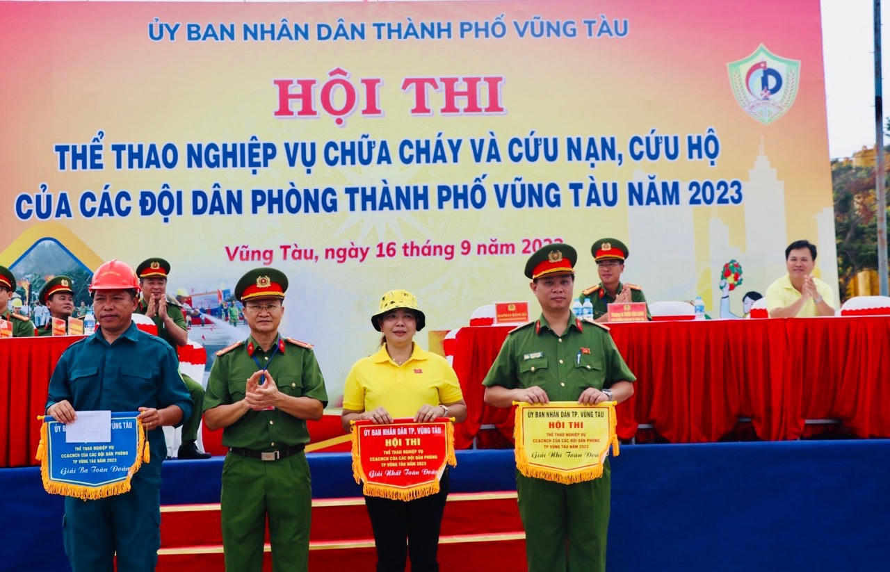 Hội thi thể thao nghiệp vụ chữa cháy và cứu nạn, cứu hộ tại TP Vũng Tàu