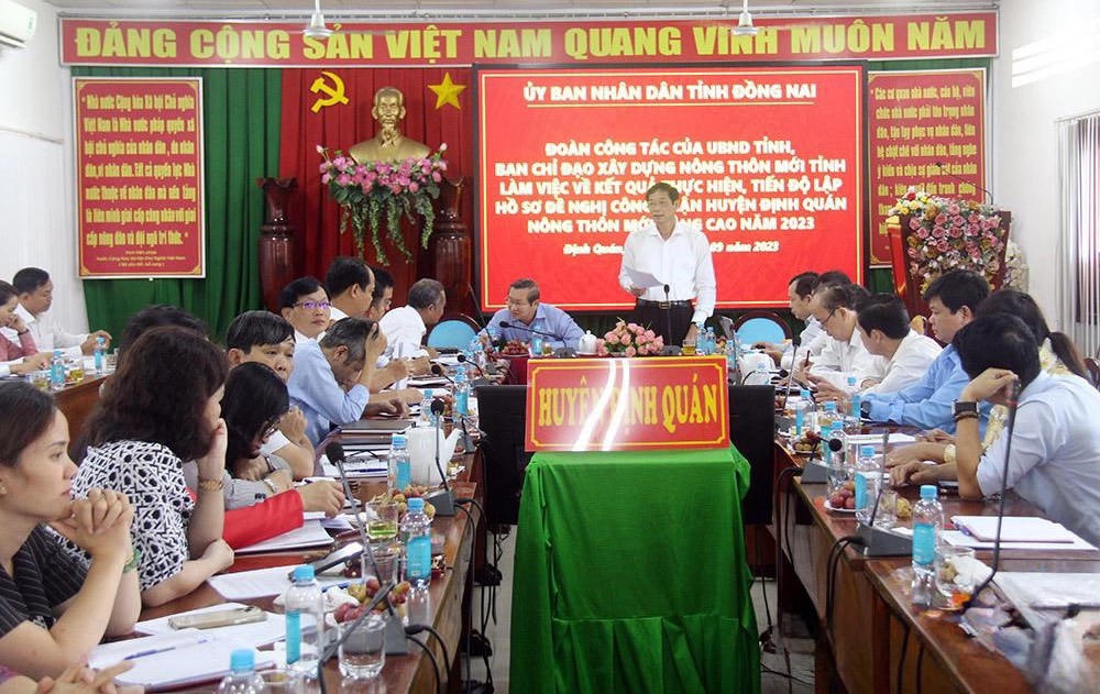 Huyện Định Quán còn 7 chỉ tiêu nữa để đạt nông thôn mới nâng cao