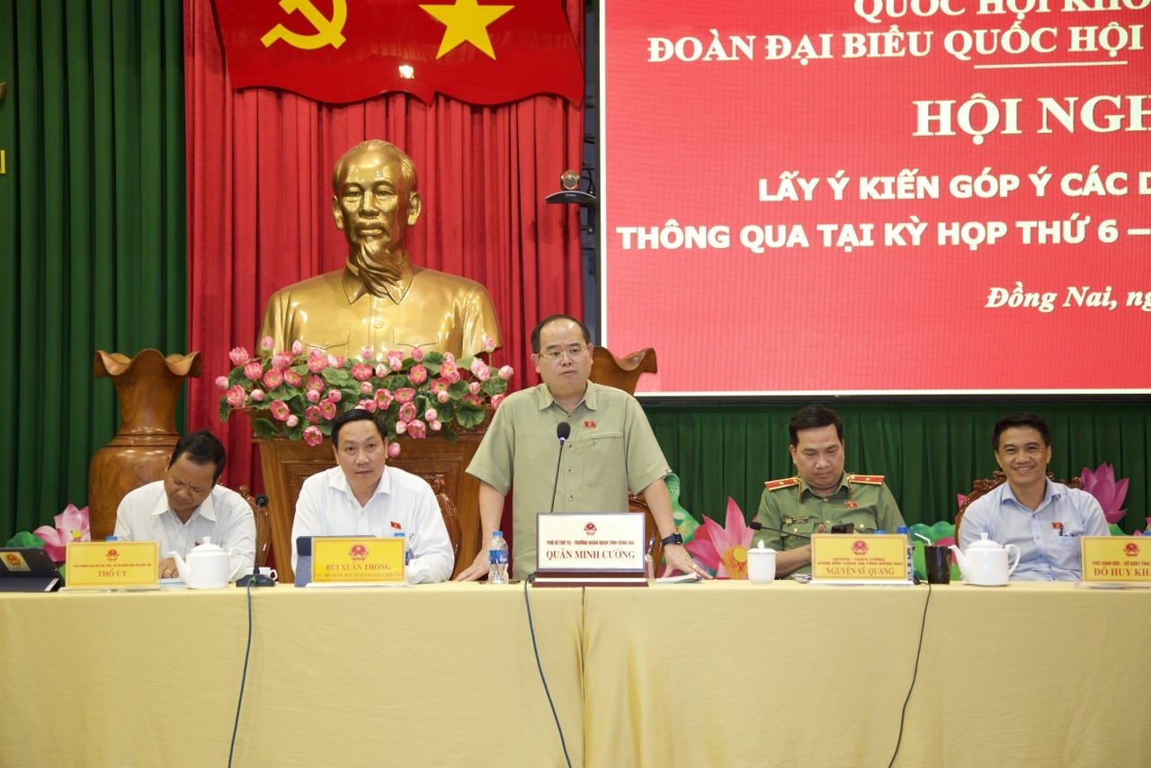 Đồng Nai: Nhiều ý kiến tâm huyết đóng góp 3 dự án luật