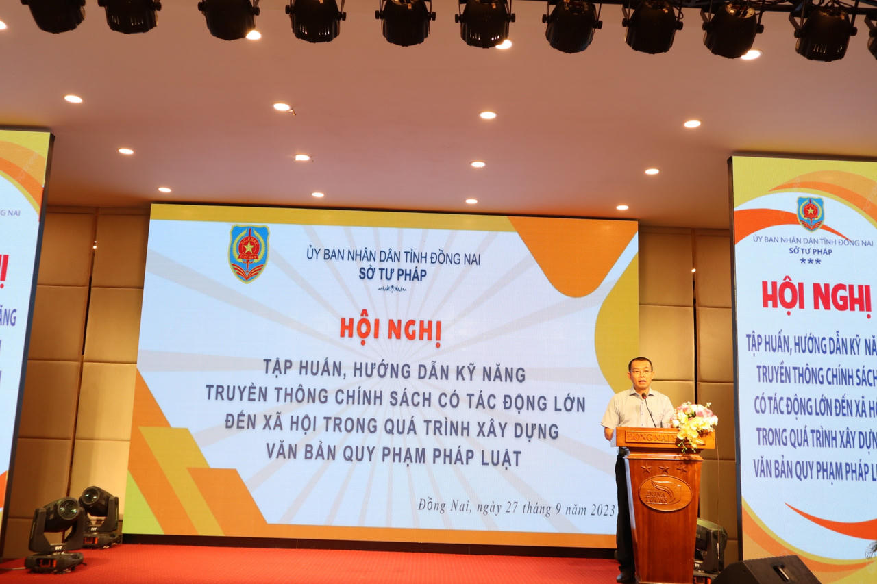 Đồng Nai: Tập huấn hướng dẫn kỹ năng truyền thông chính sách cho hơn 200 cán bộ, công chức