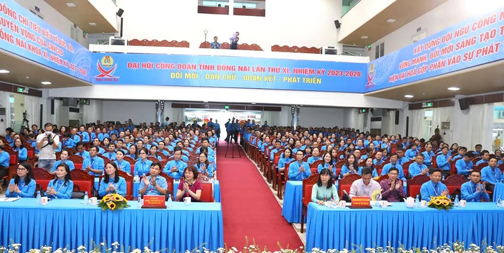 Khai mạc phiên thứ nhất Đại hội Công đoàn tỉnh Đồng Nai