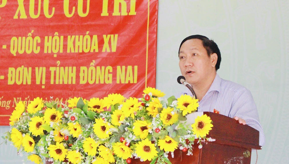 Cử tri phản ánh các vấn đề thiết thực dân sinh với ĐBQH tỉnh Đồng Nai