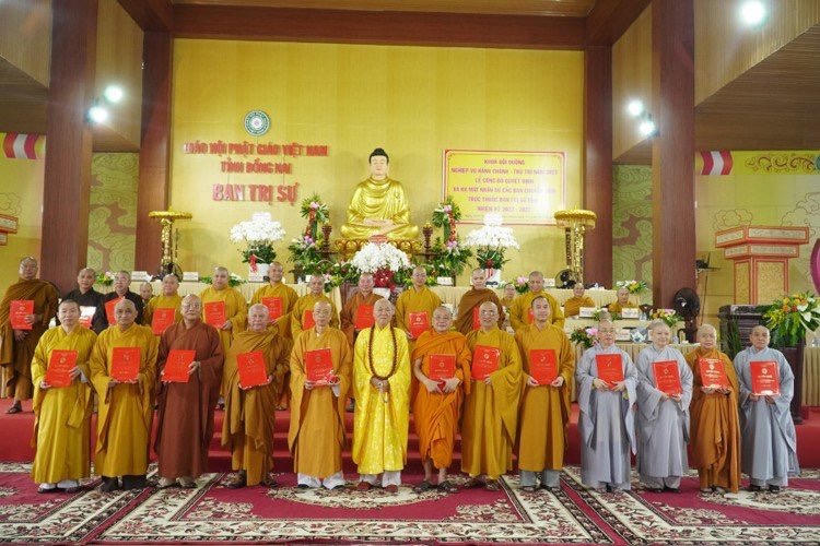Ra mắt nhân sự các ban chuyên môn trực thuộc Ban Trị sự Giáo hội Phật giáo Việt Nam tỉnh Đồng Nai nhiệm kỳ 2022 – 2027
