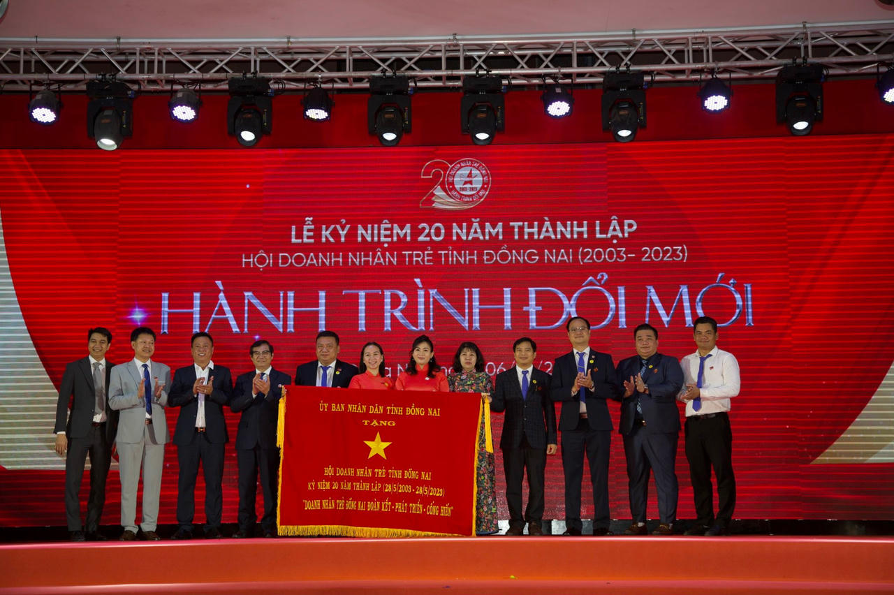 Hội doanh nhân trẻ tỉnh Đồng Nai kỷ niệm 20 năm thành lập