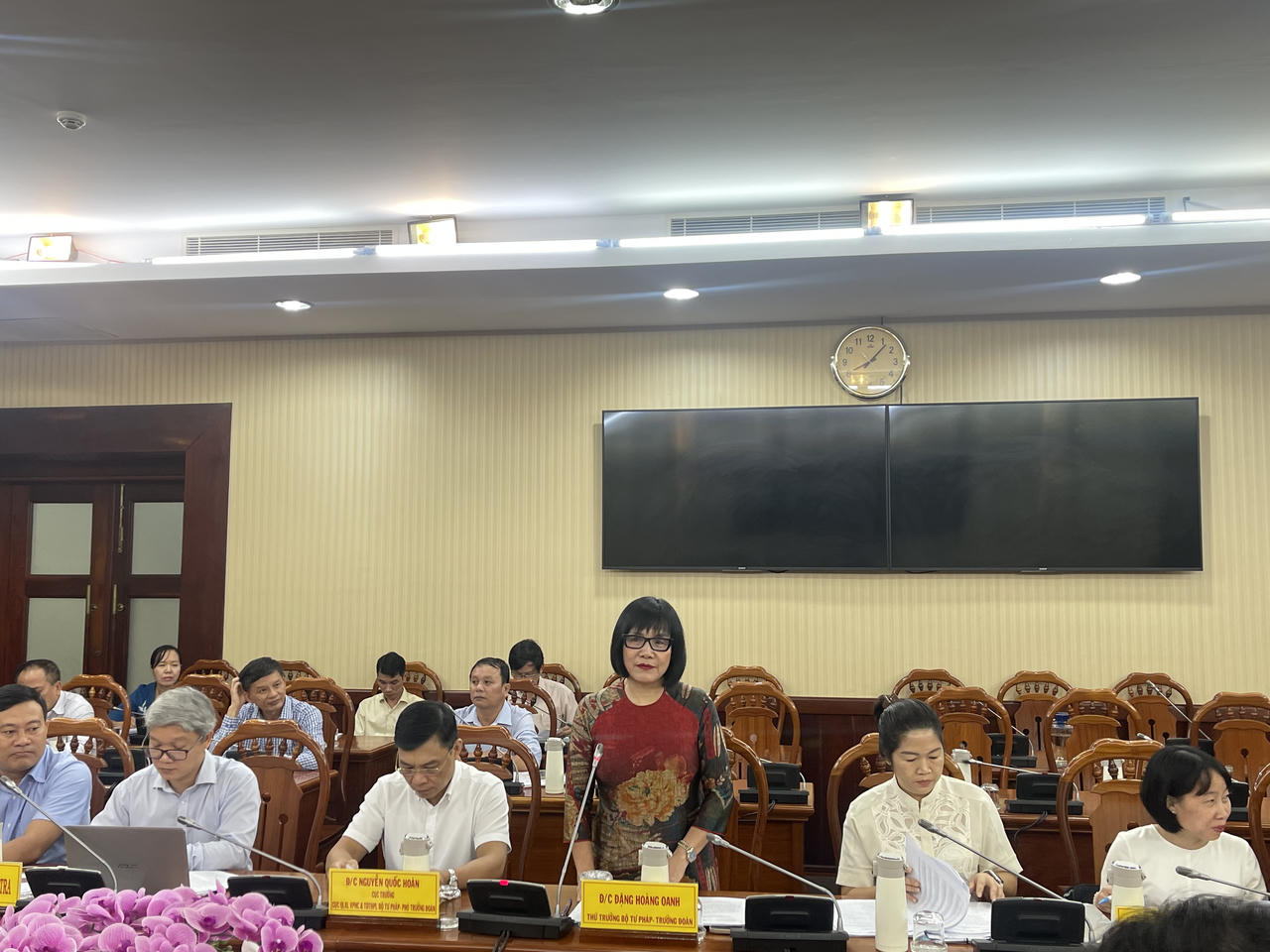 Thứ trưởng Đặng Hoàng Oanh kiểm tra tình hình thi hành pháp luật về xử lý xử lý vi phạm hành chính tại Bà Rịa – Vũng Tàu