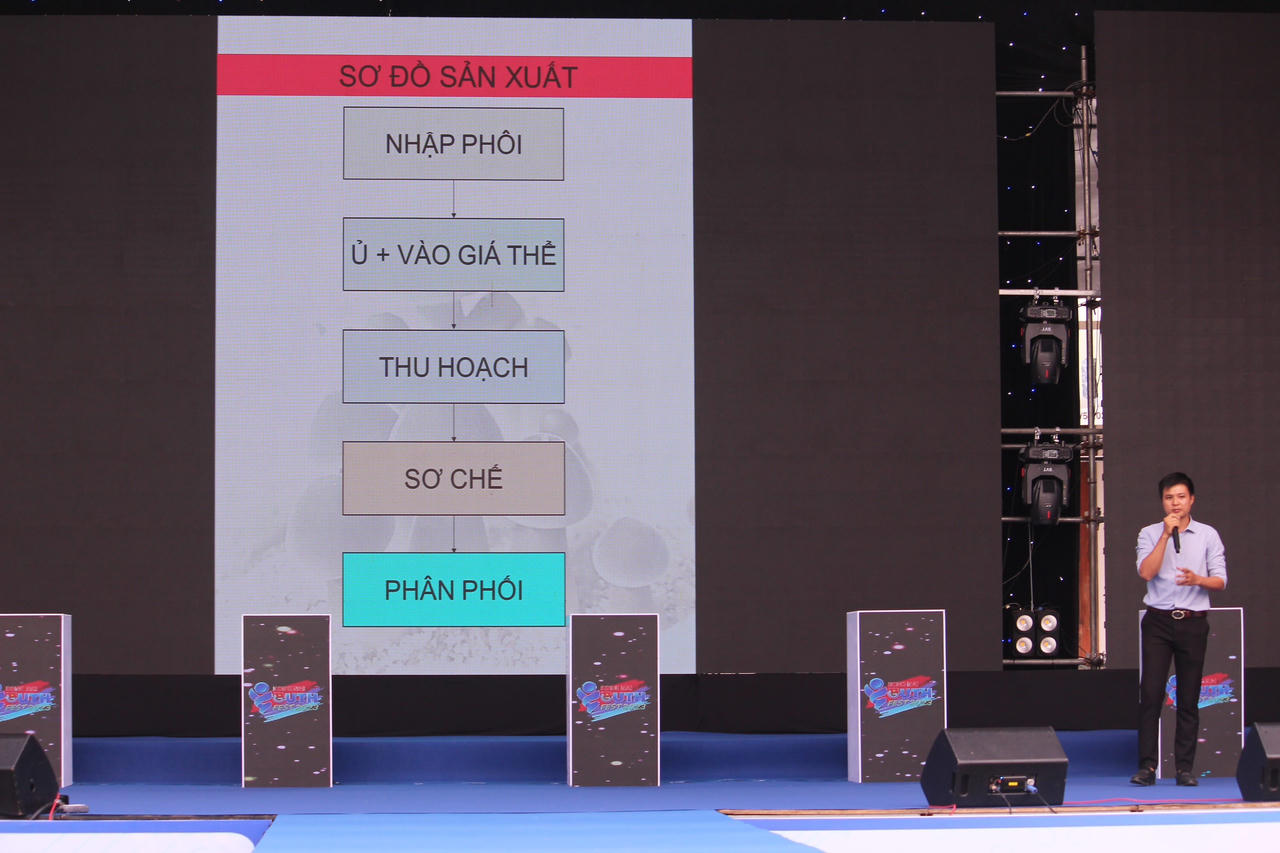 Dự án Nấm mối đen Anh Minh giành giải nhất thi sáng tạo khởi nghiệp ở Đồng Nai