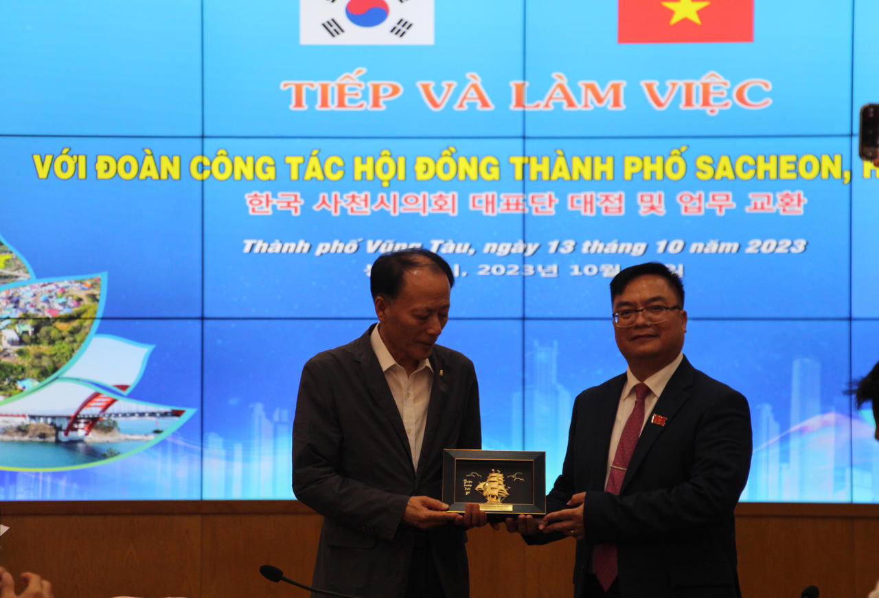 TP Vũng Tàu triển khai hội nghị xúc tiến thương mại với Hội đồng Thành phố Sacheon, Hàn Quốc