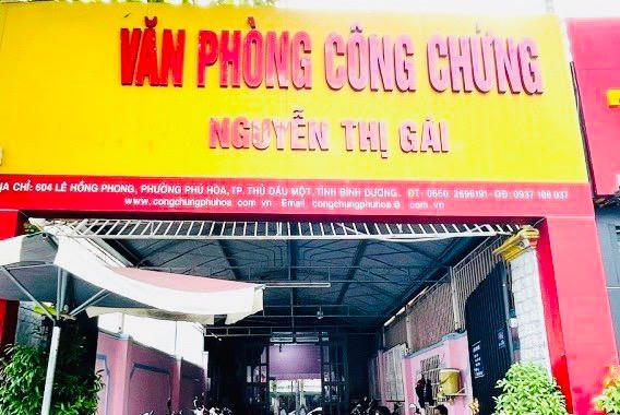 Khởi tố trưởng văn phòng và công chứng viên của một văn phòng công chứng tại Bình Dương