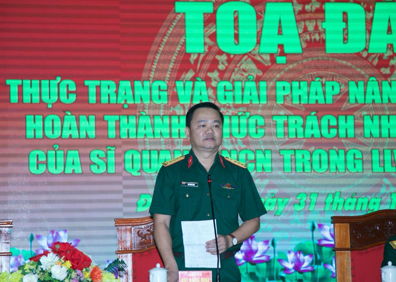 Bộ CHQS tỉnh Đồng Nai: Tọa đàm nâng cao chất lượng hoàn thành chức trách, nhiệm vụ