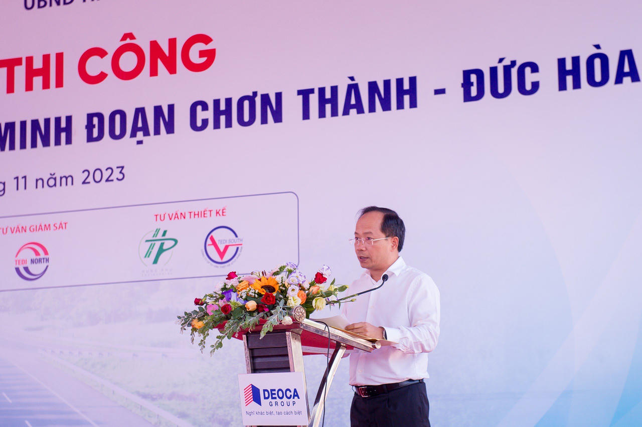 Triển khai thi công đường Hồ Chí Minh đoạn Chơn Thành - Đức Hòa
