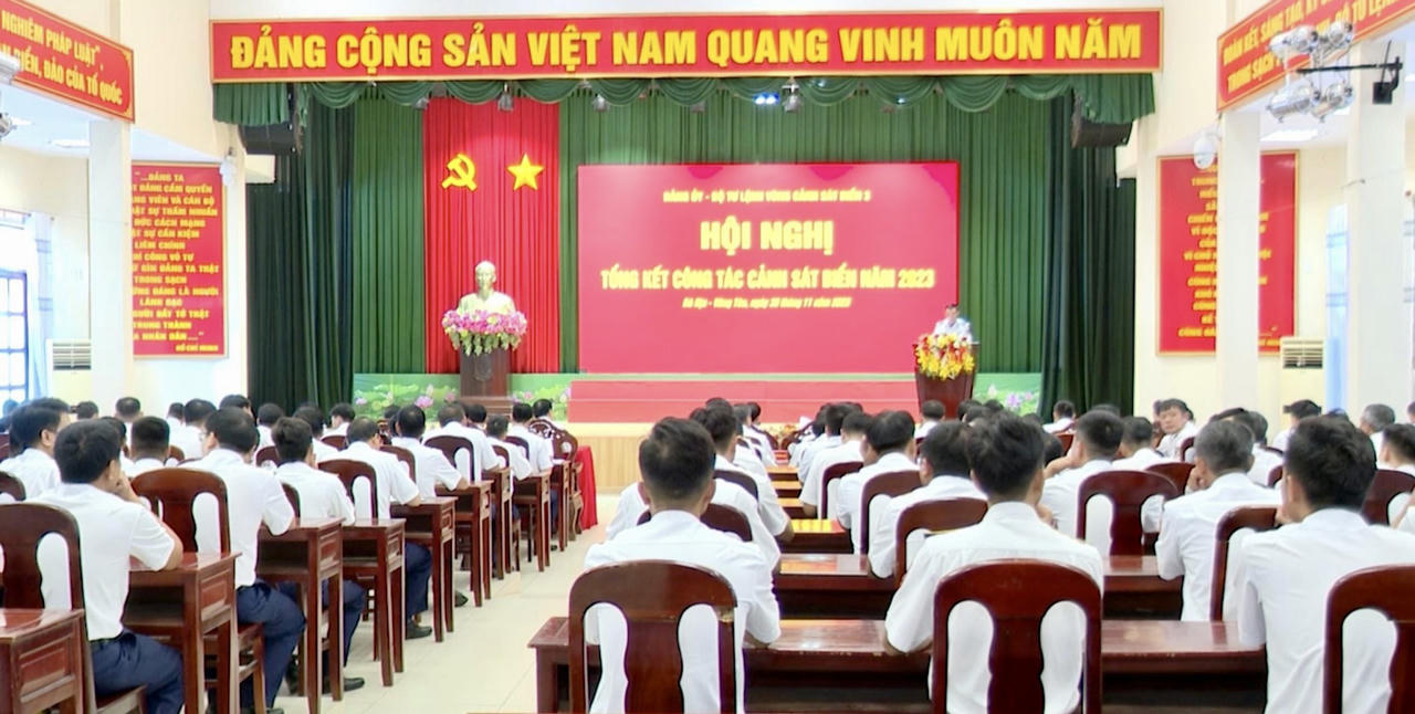 Bộ Tư lệnh Vùng Cảnh sát biển 3 tổng kết công tác Cảnh sát biển năm 2023
