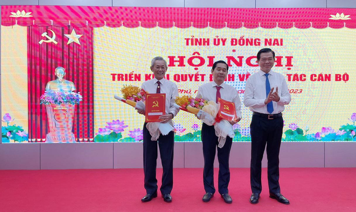 Đồng Nai: Trao quyết định bổ nhiệm bí thư của hai huyện