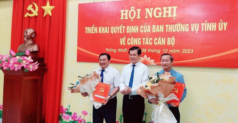 Đồng Nai: Trao quyết định bổ nhiệm bí thư của hai huyện