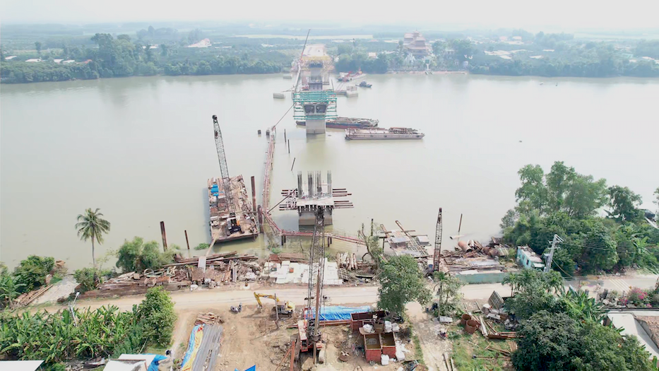“Lộ diện” hình hài cầu Bạch Đằng 2 nối Bình Dương – Đồng Nai
