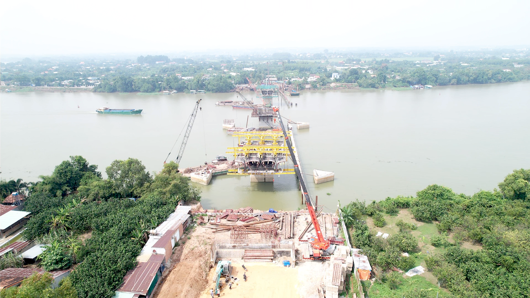 “Lộ diện” hình hài cầu Bạch Đằng 2 nối Bình Dương – Đồng Nai