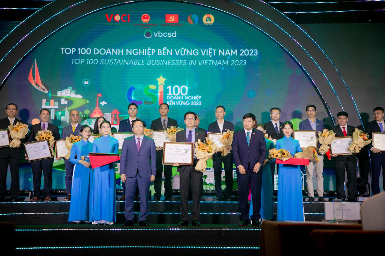 C.P. Việt Nam vào Top 100 doanh nghiệp bền vững trong lĩnh vực sản xuất năm 2023