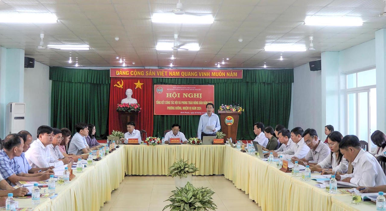 Bình Phước tổng kết công tác hội và phong trào nông dân 2023