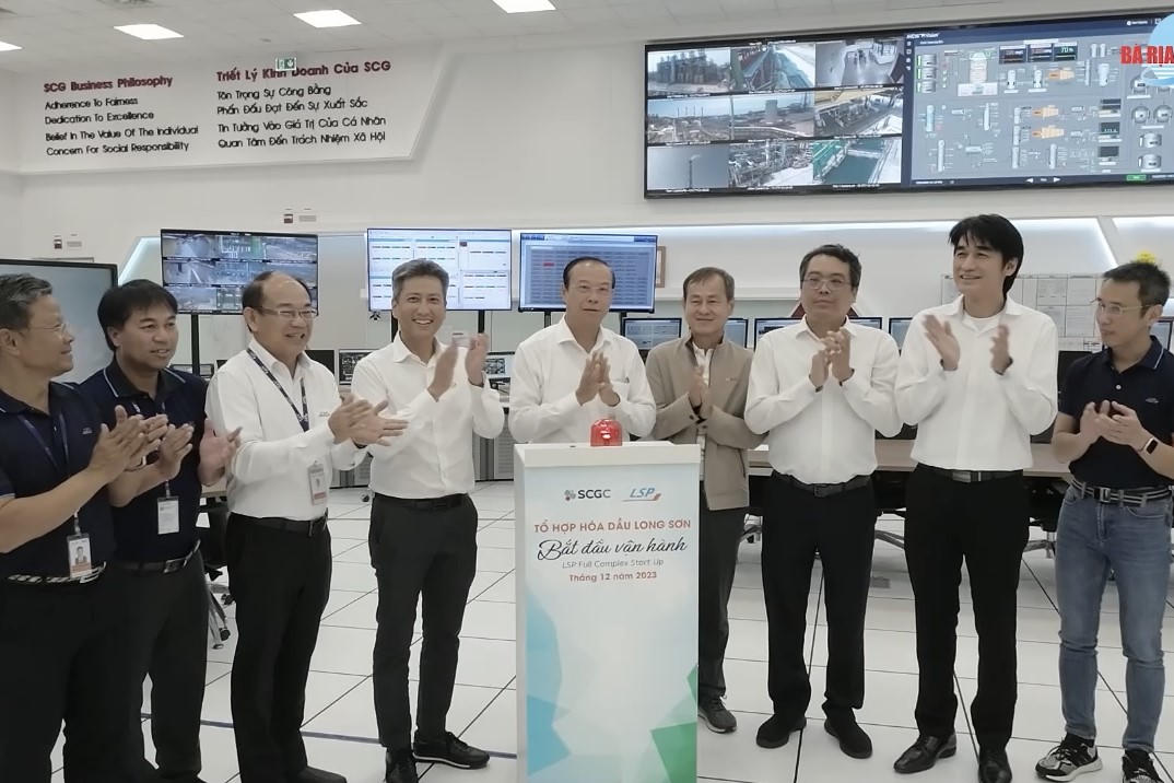 Vận hành thử nghiệm dự án 5 tỷ USD ở Bà Rịa - Vũng Tàu