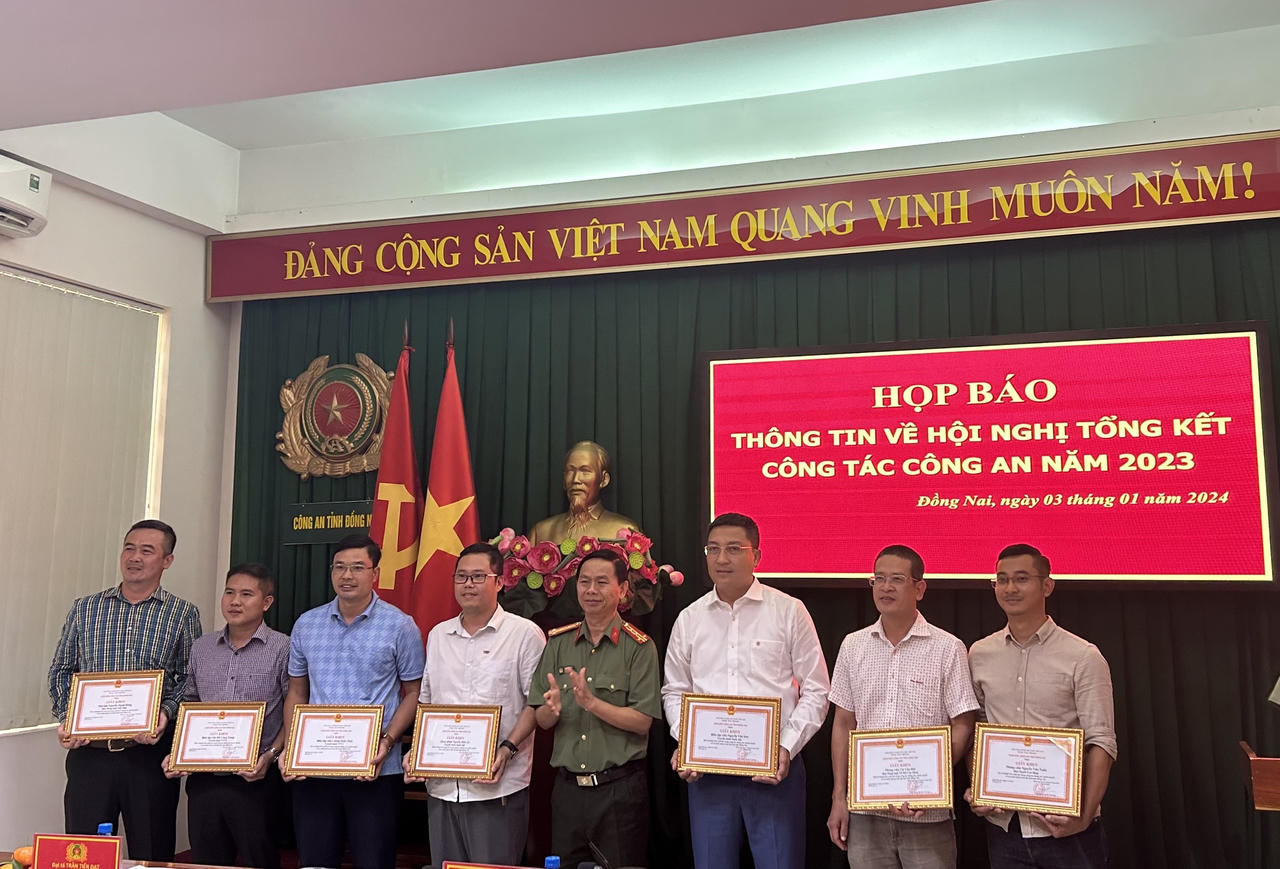 Công an Đồng Nai đạt nhiều thành tích xuất sắc trong năm 2023