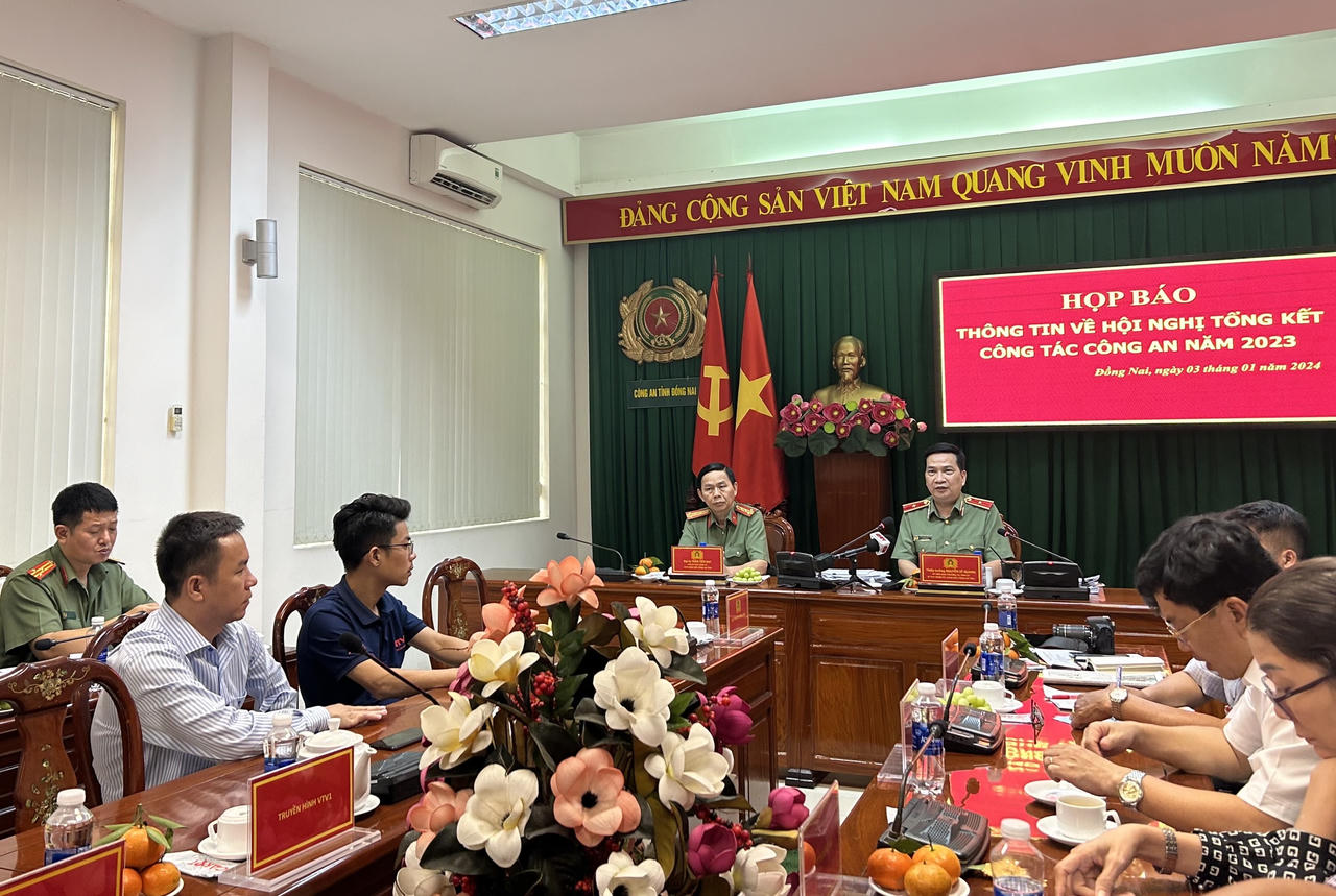 Công an Đồng Nai đạt nhiều thành tích xuất sắc trong năm 2023