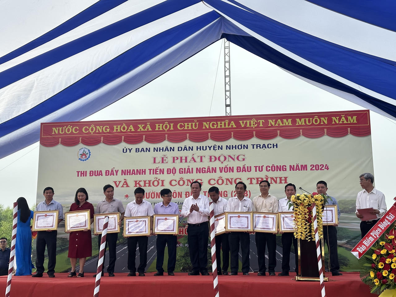 Huyện Nhơn Trạch (Đồng Nai) thi đua giải ngân vốn đầu tư công năm 2024