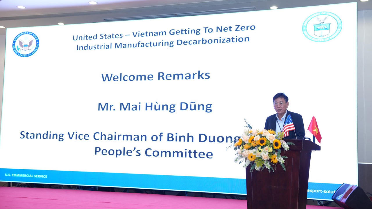 Bình Dương tiến tới phát thải ròng bằng 0 vào năm 2050