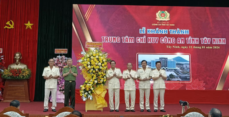 Khánh thành Trung tâm chỉ huy Công an tỉnh Tây Ninh