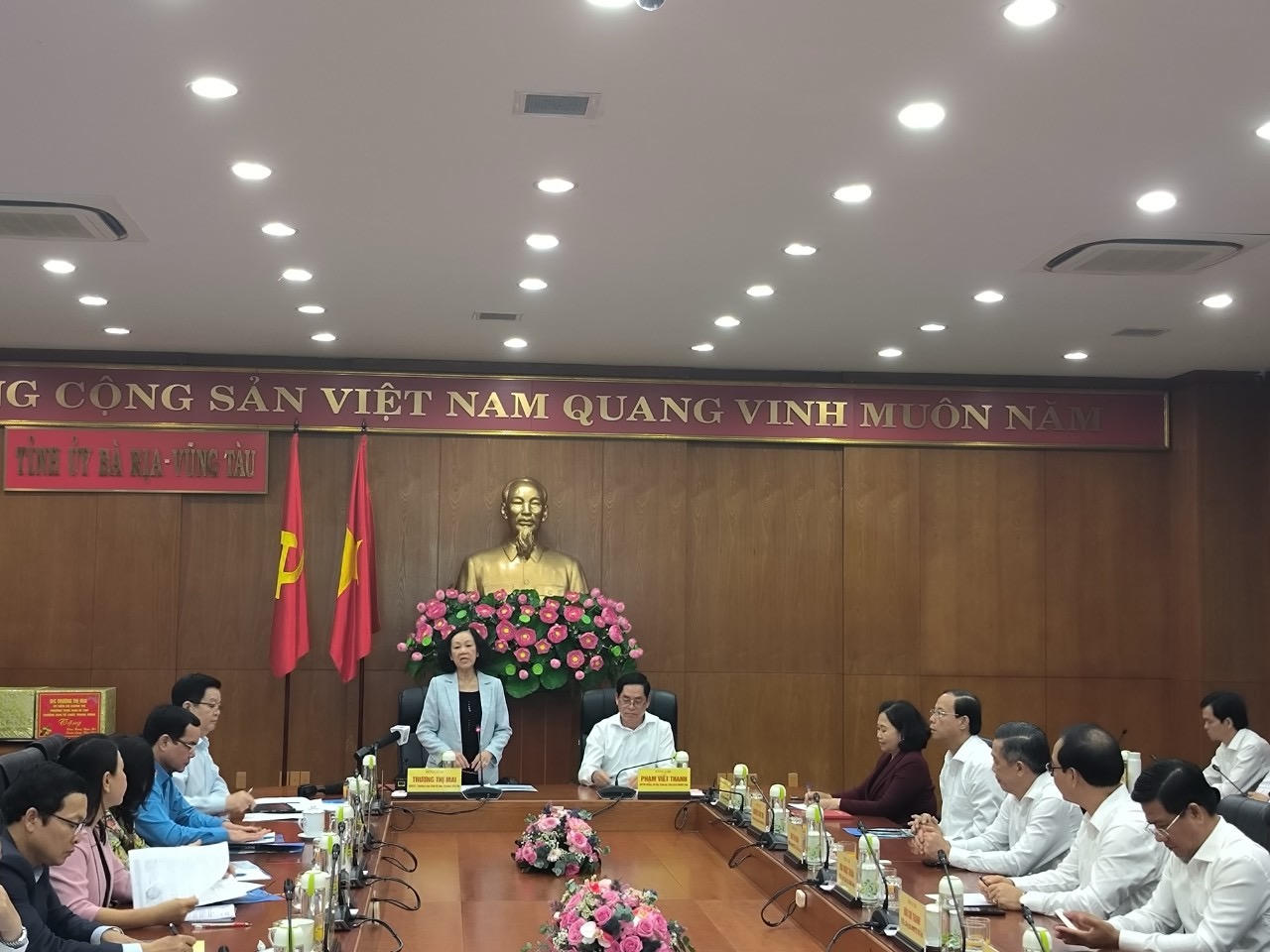 Thường trực Ban Bí thư làm việc với Tỉnh ủy Bà Rịa - Vũng Tàu