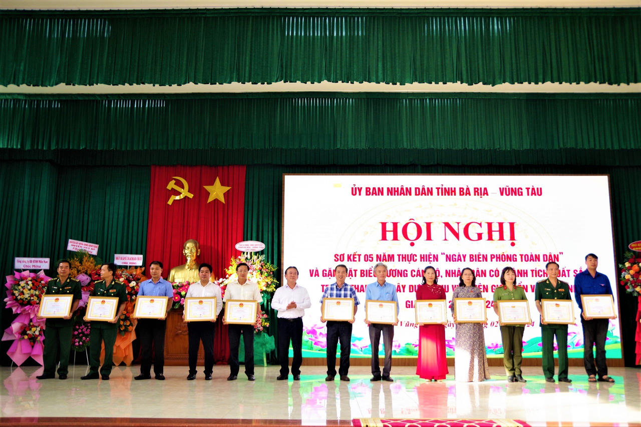Tổng kết 5 năm thực hiện "Ngày Biên phòng toàn dân" tại Bà Rịa – Vũng Tàu